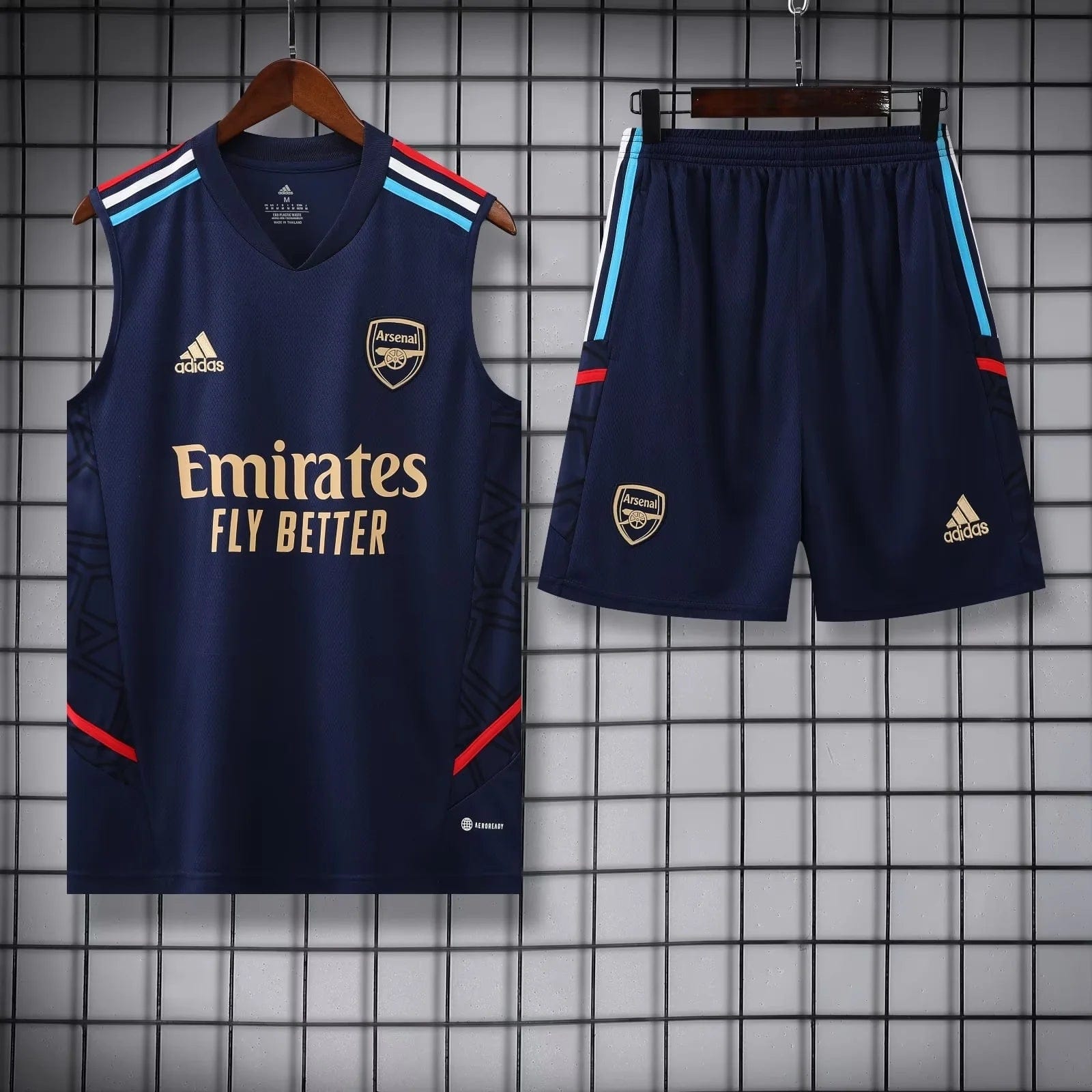 Arsenal Sleeveless Training Kit 2023/2024 - Blue
