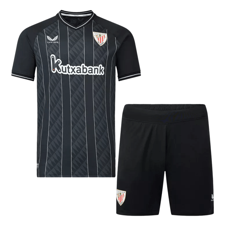Athletic Bilbao Goalkeeper Black Kit 2023/24 - Kids