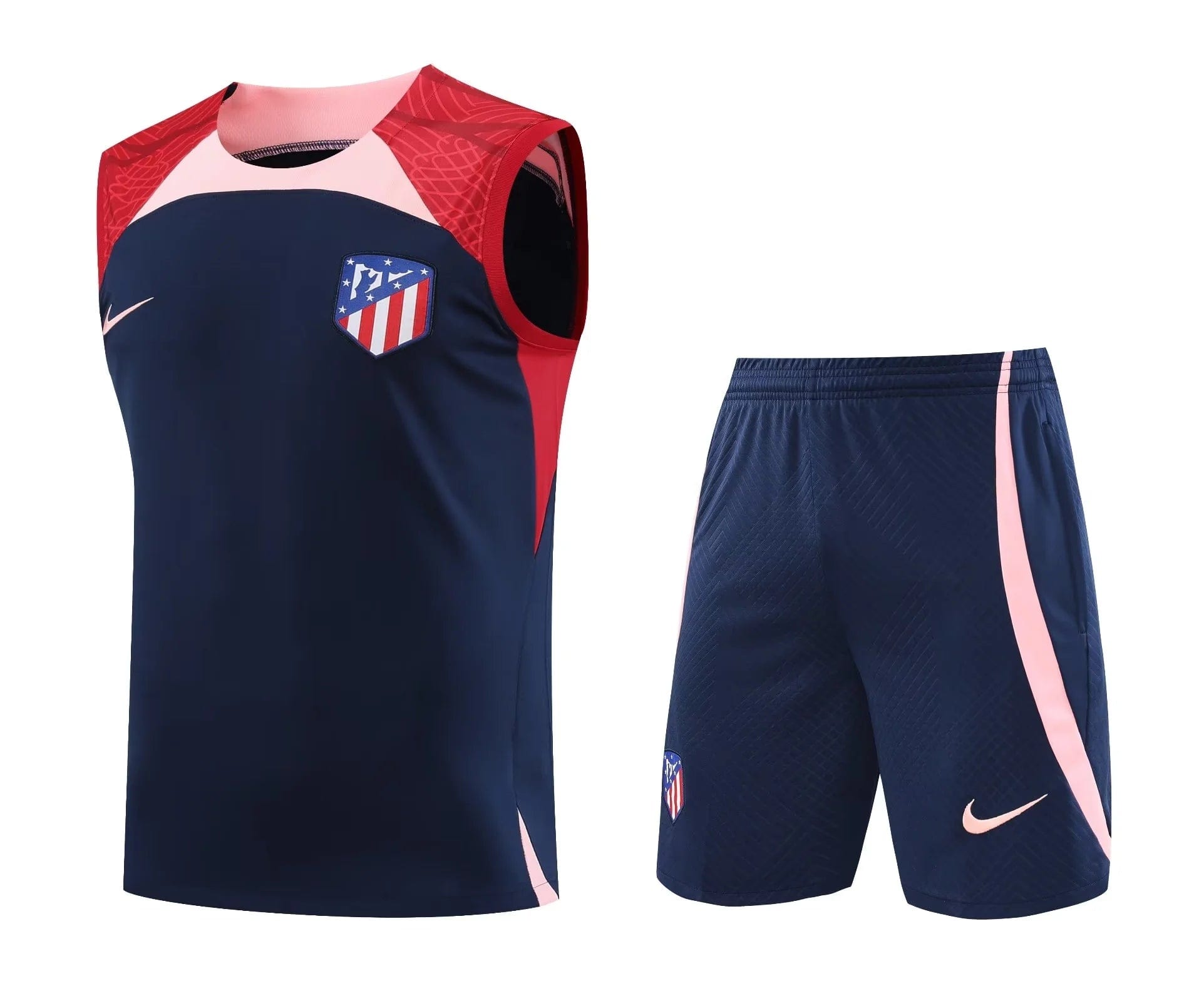 Atletico Madrid Sleeveless Training Kit 2023/2024 - Blue/Red