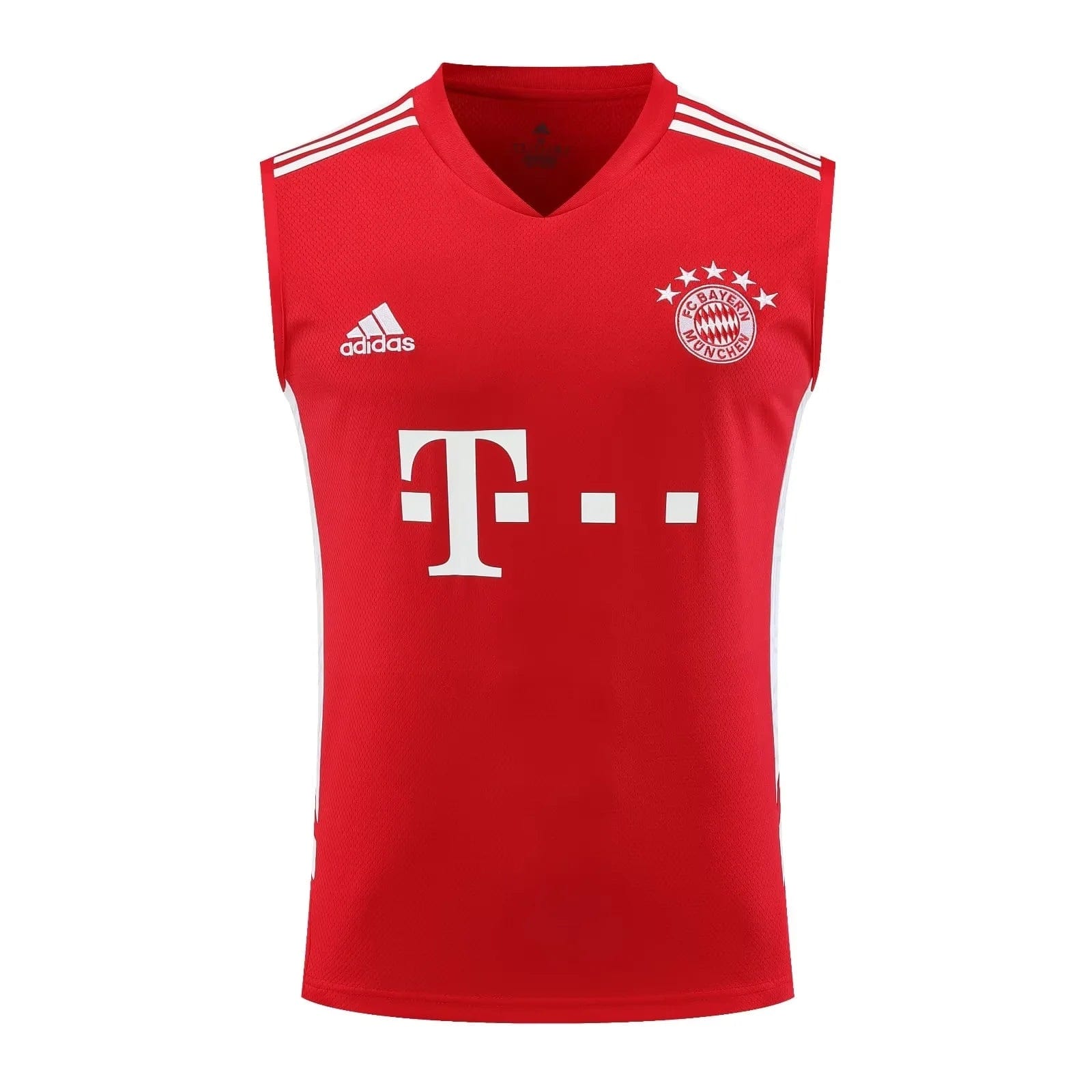 Bayern Munich Sleeveless Training Kit 2023/2024 - Red/White