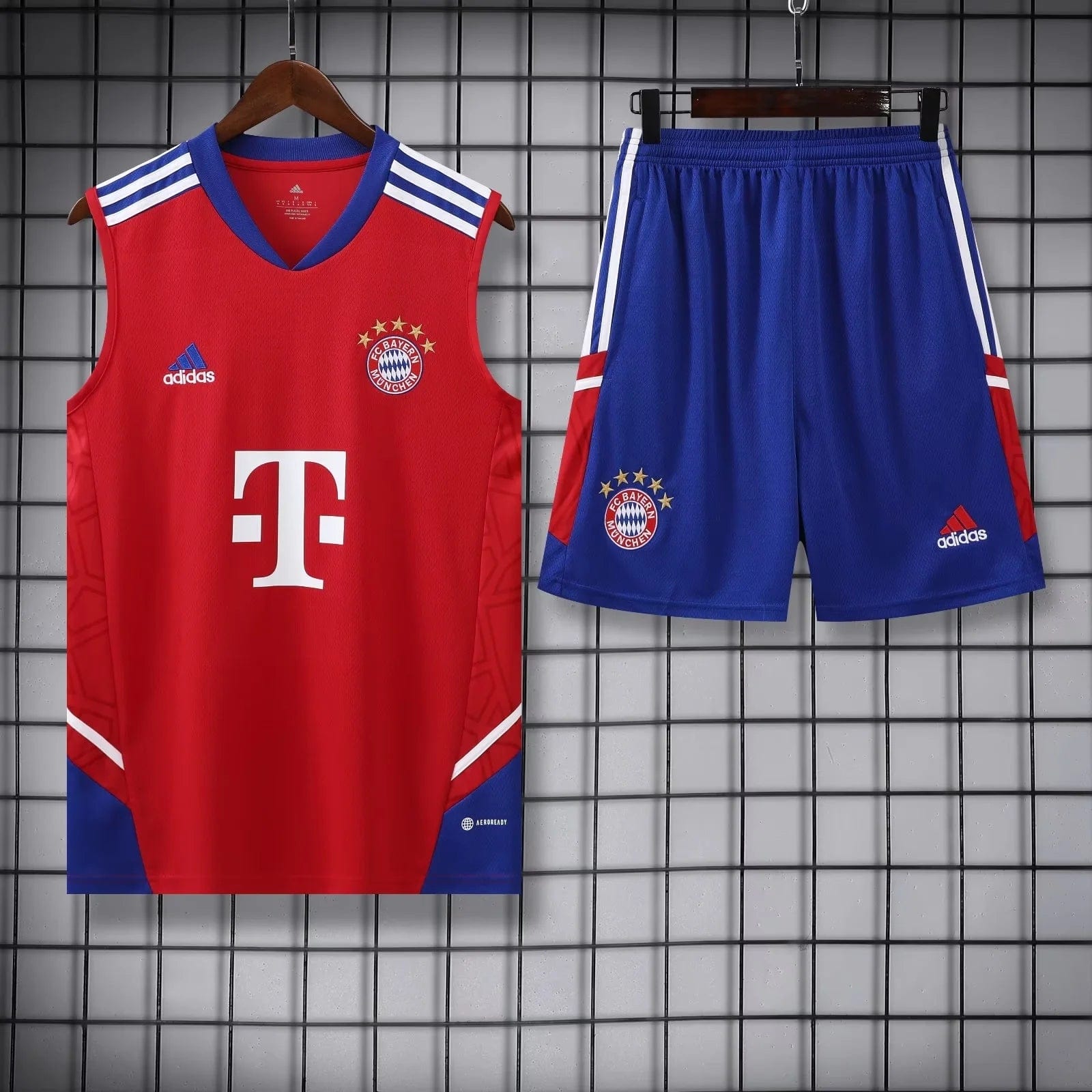 Bayern Munich Sleeveless Training Kit 2023/24 - Red