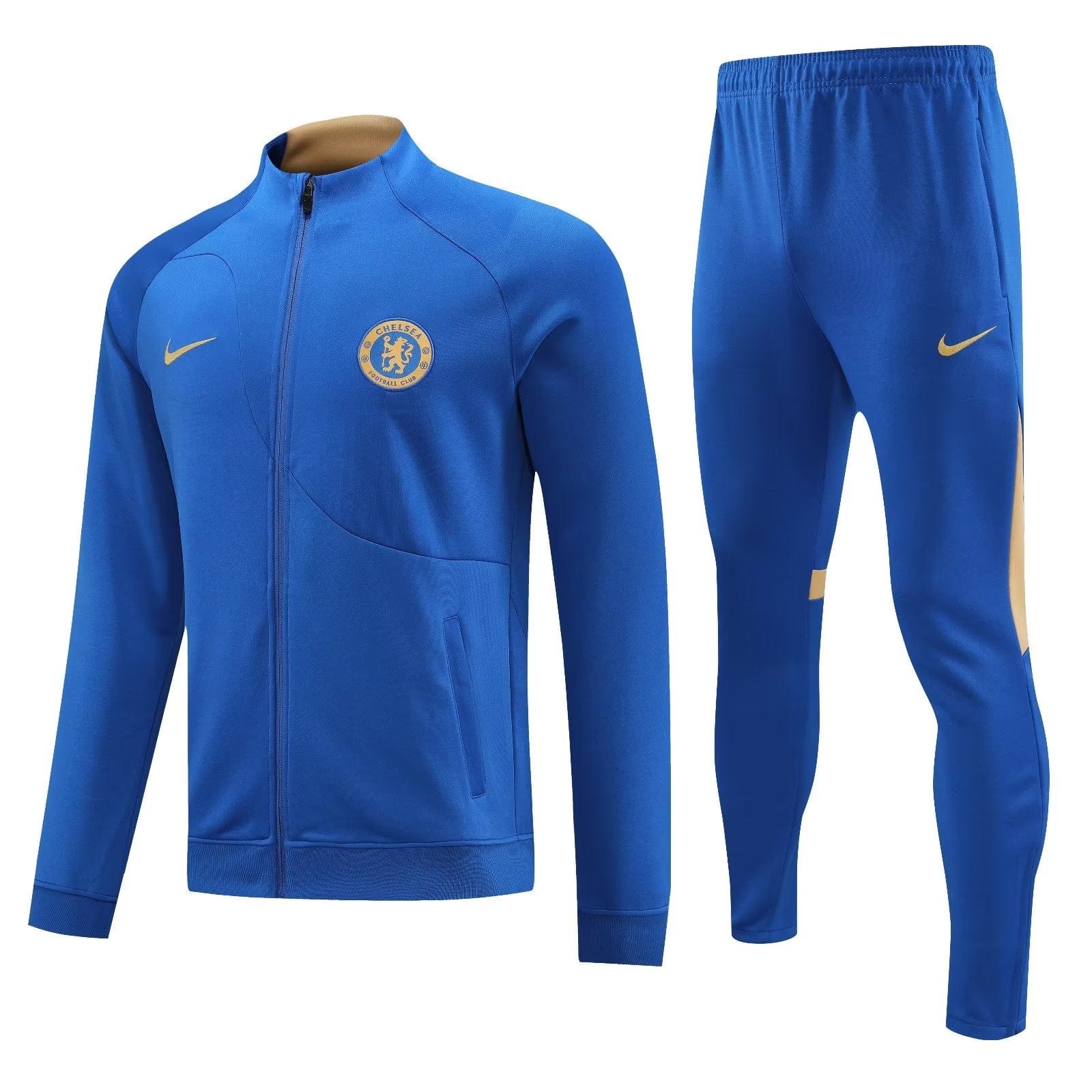 Chelsea 2023/2024 Full Zipper Blue Tracksuit