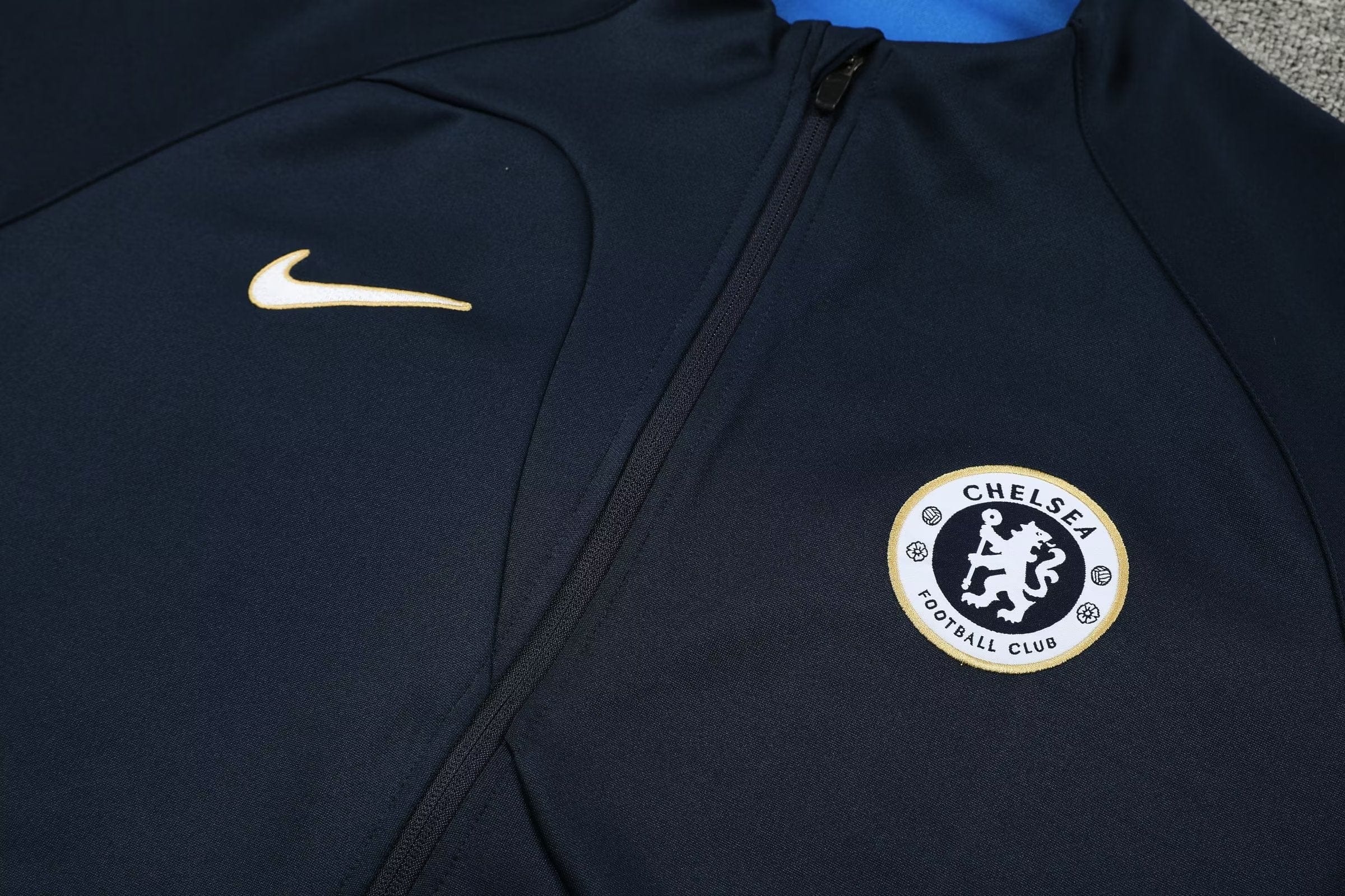 Chelsea 2023/2024 Full Zipper Blue Tracksuit