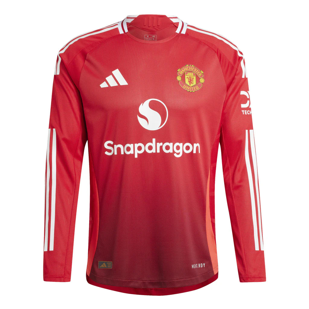 Manchester United Long Sleeve Home Jersey 24/25 - Player Edition