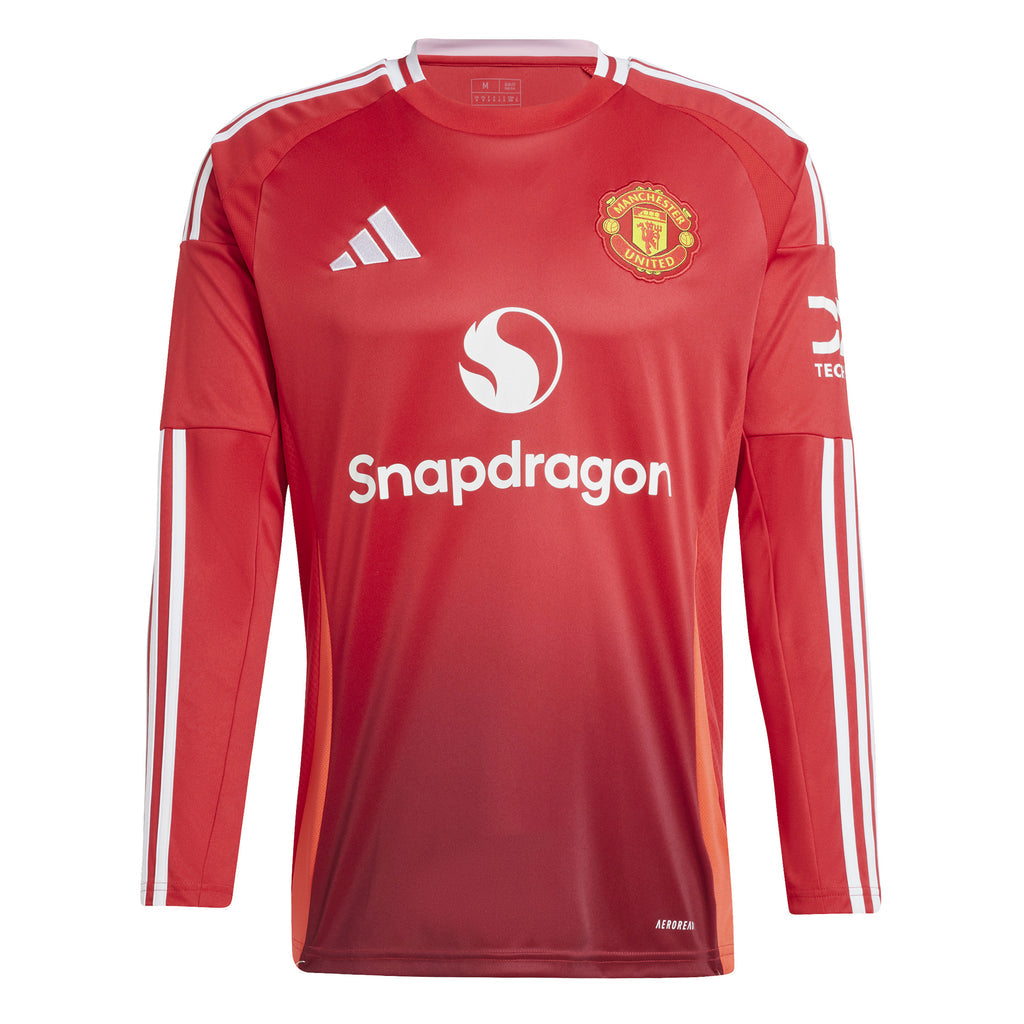 Manchester United Long Sleeve Home Jersey 24/25 - Fan Edition