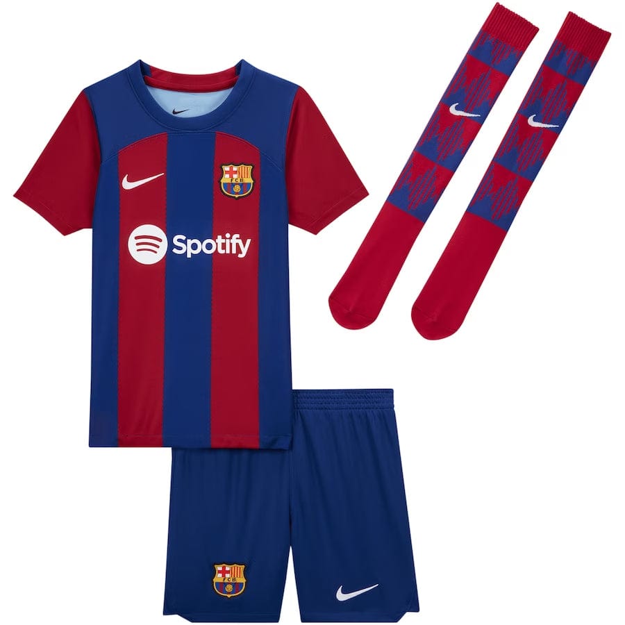 Shop 2023/24 FC Barcelona Home Kit - Kids' Edition