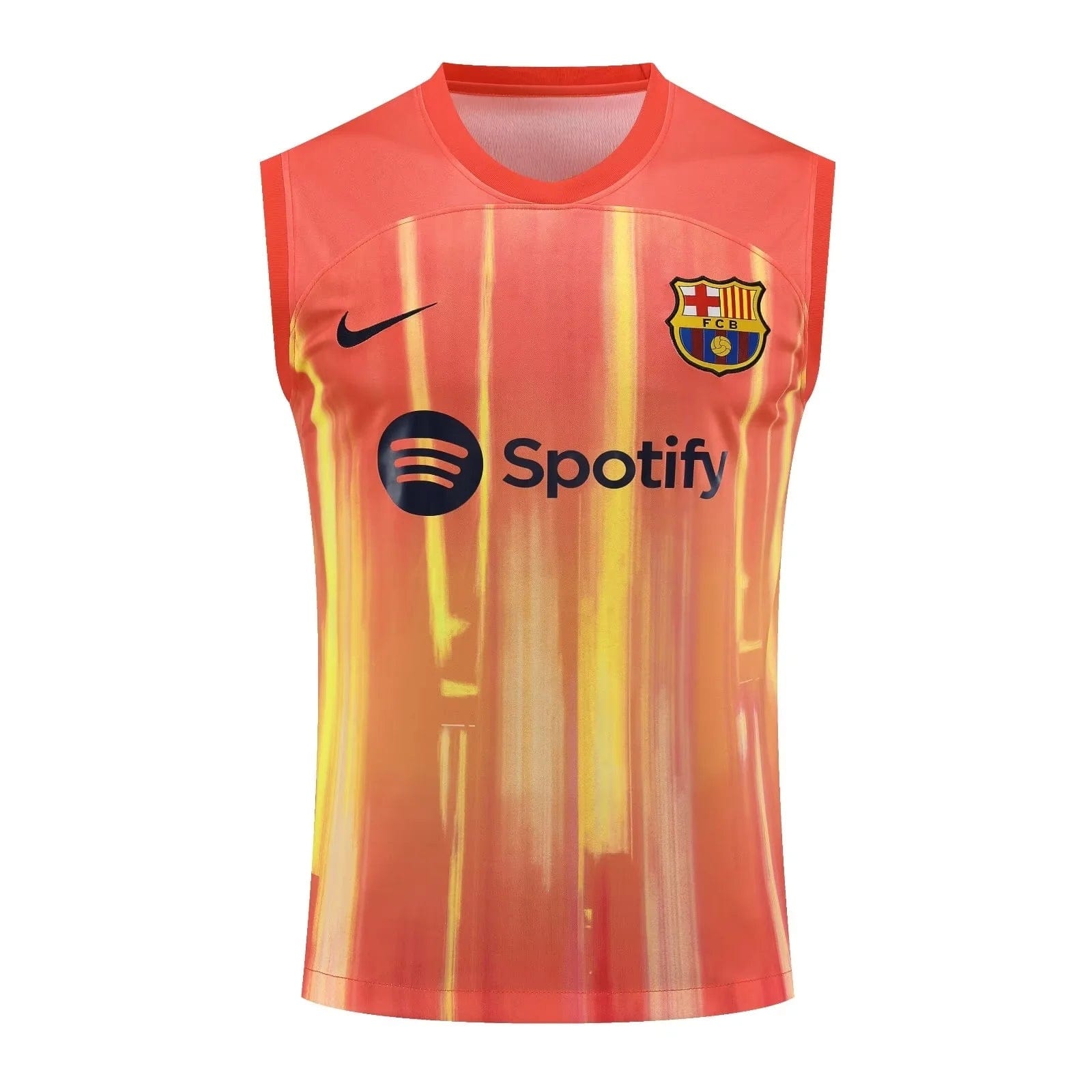 FC Barcelona Sleeveless Training Kit 2023/2024 - Orange