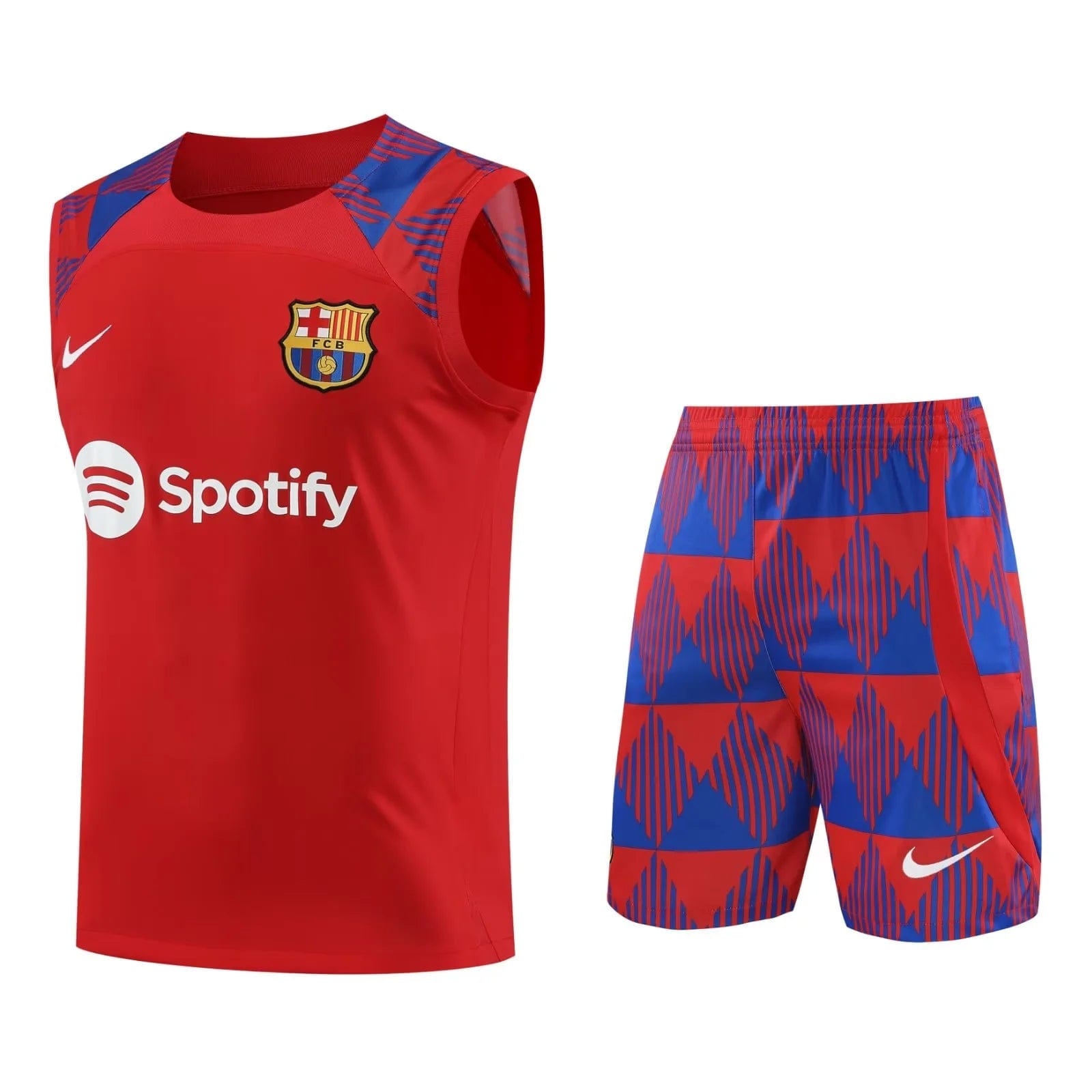 FC Barcelona Sleeveless Training Kit 2023/2024 - Red