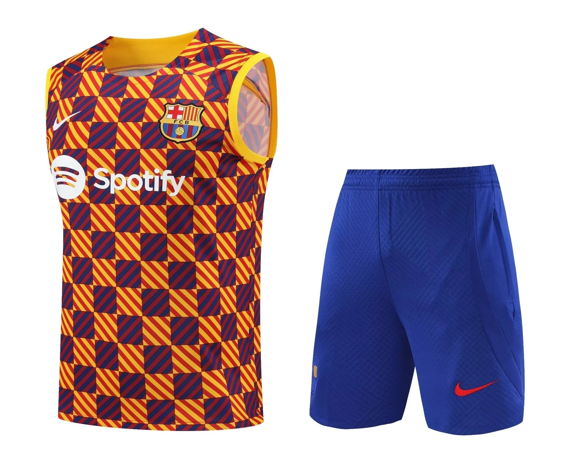 FC Barcelona Sleeveless Training Kit 2023/2024 - Yellow