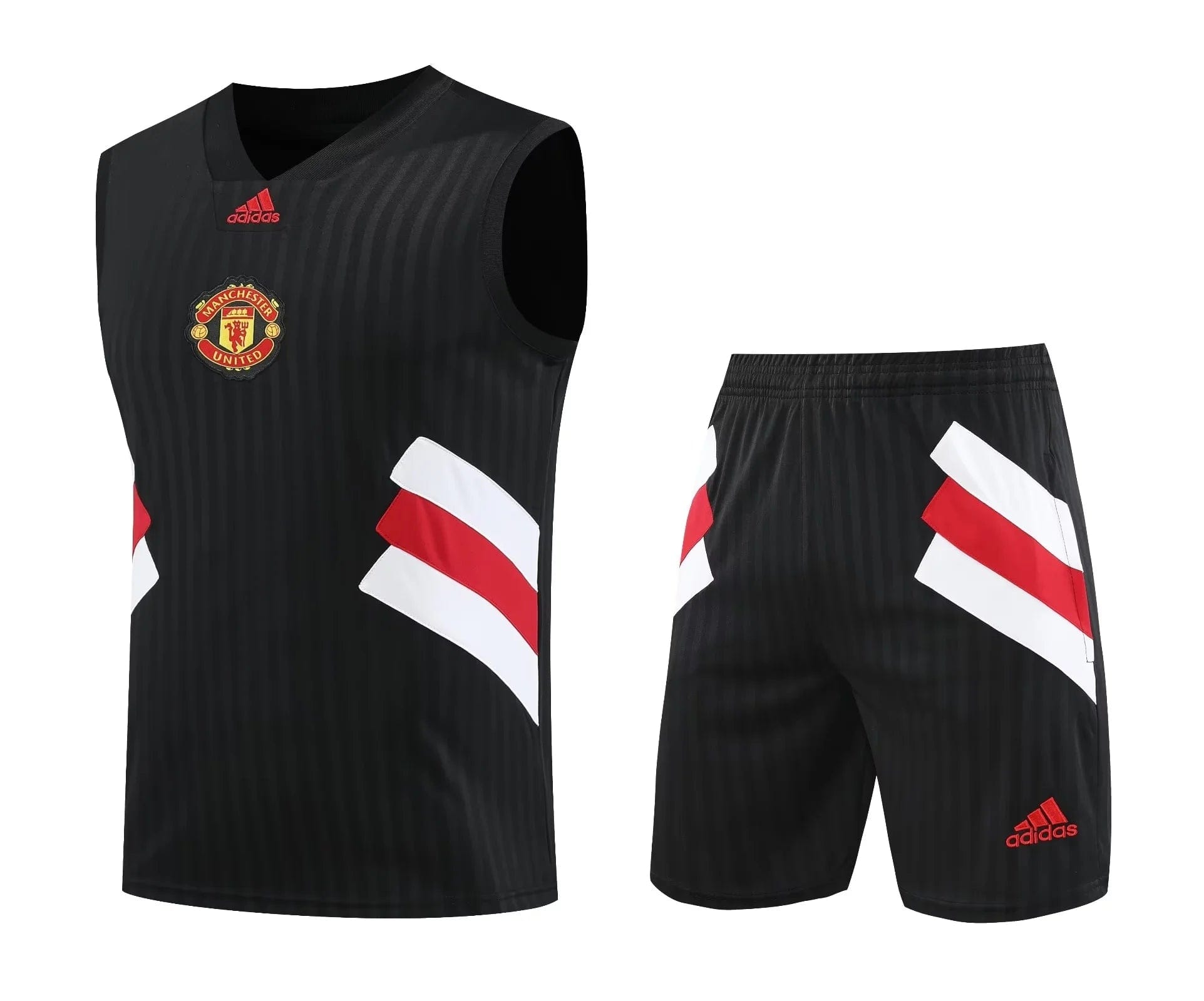 Manchester United Sleeveless Training Kit 2023/2024 - Black