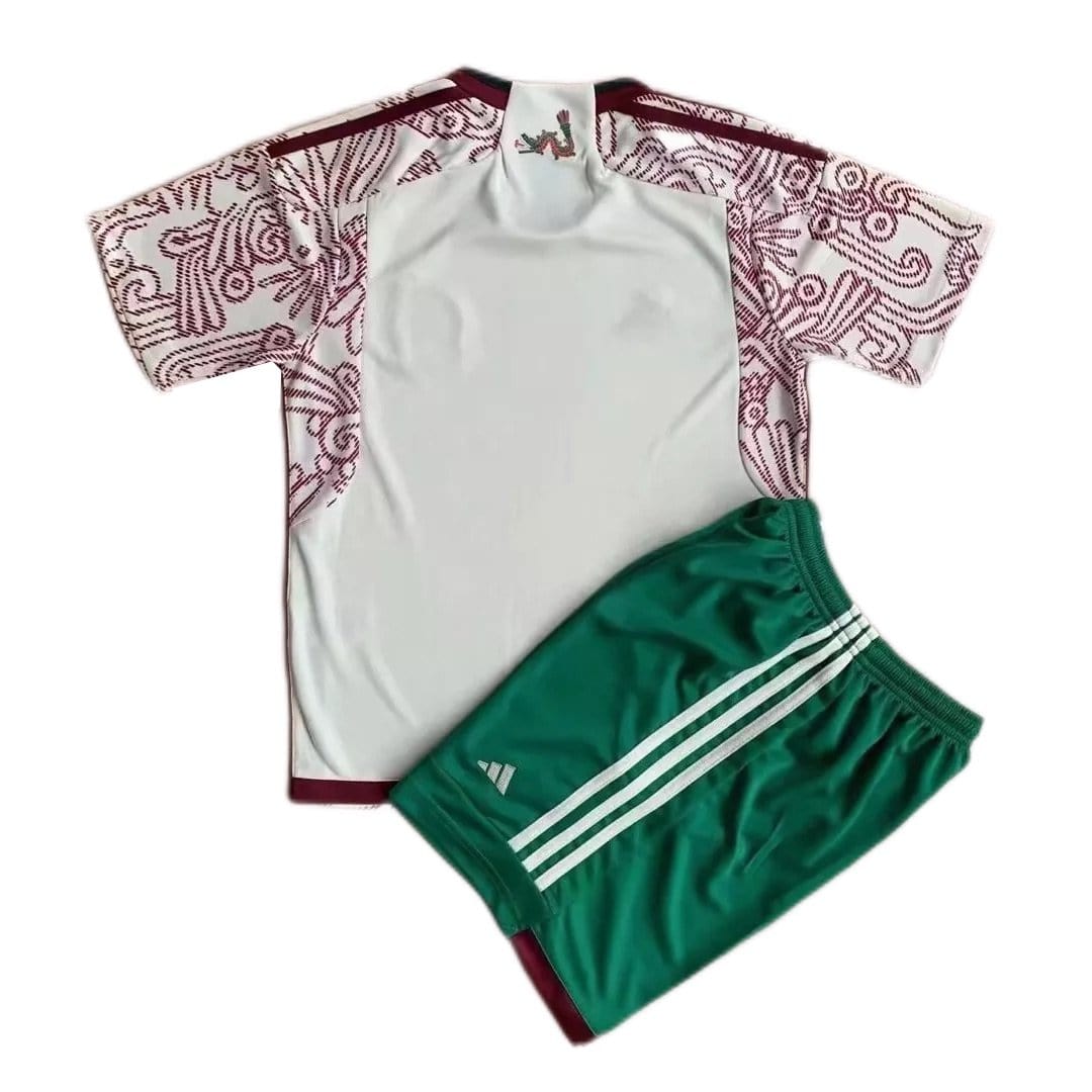 2022/23 Mexico Kids' Away Kit - Authentic Soccer Apparel