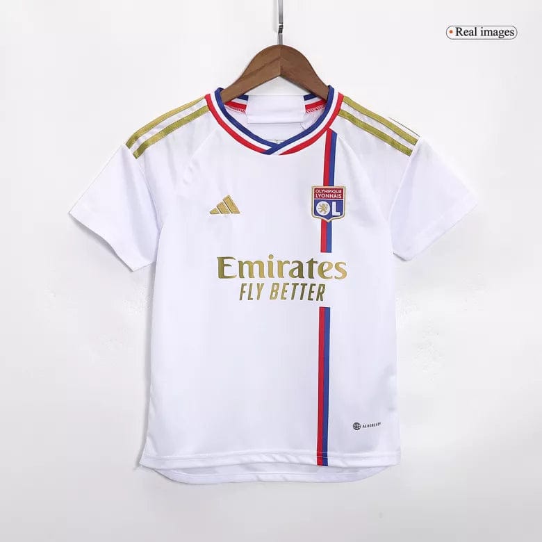 Olympique Lyonnais Home Jersey Kit 2023/24 - Kids