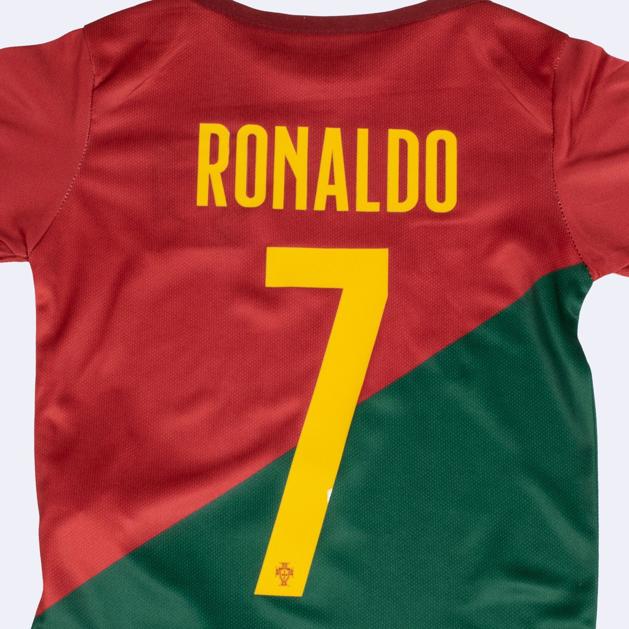 Portugal 2023/24 Baby Jersey with Ronaldo Tag - Fan Gear