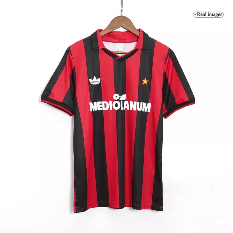 1990/91 AC Milan Home Retro Jersey - Classic Football