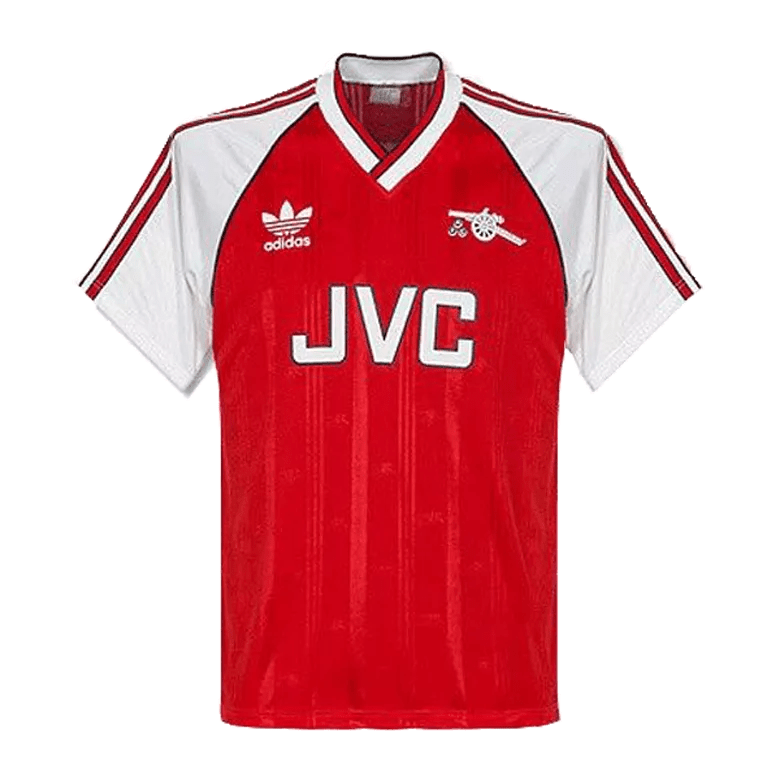 Retro Arsenal 1988/90 Home Jersey - Classic Red & White Kit