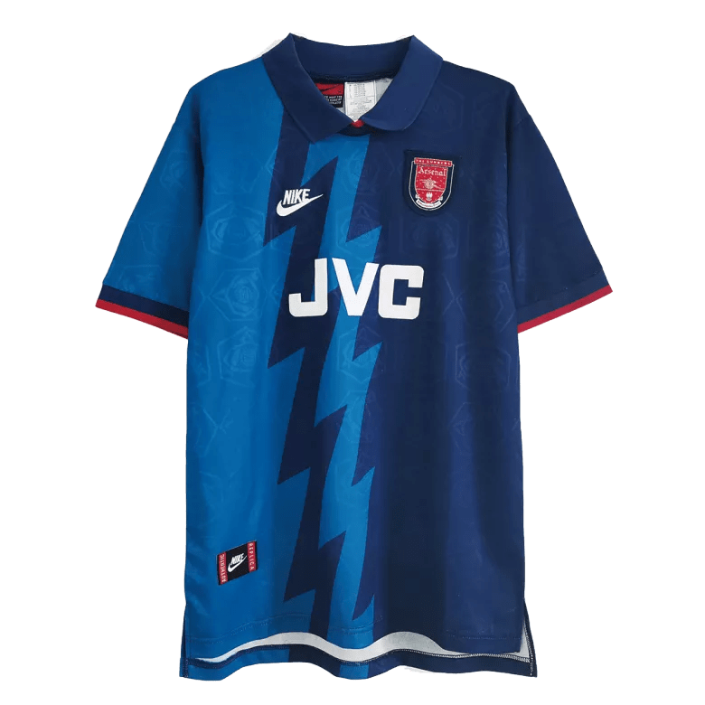 Retro Arsenal 1995/96 Away Jersey - Navy & Yellow Design