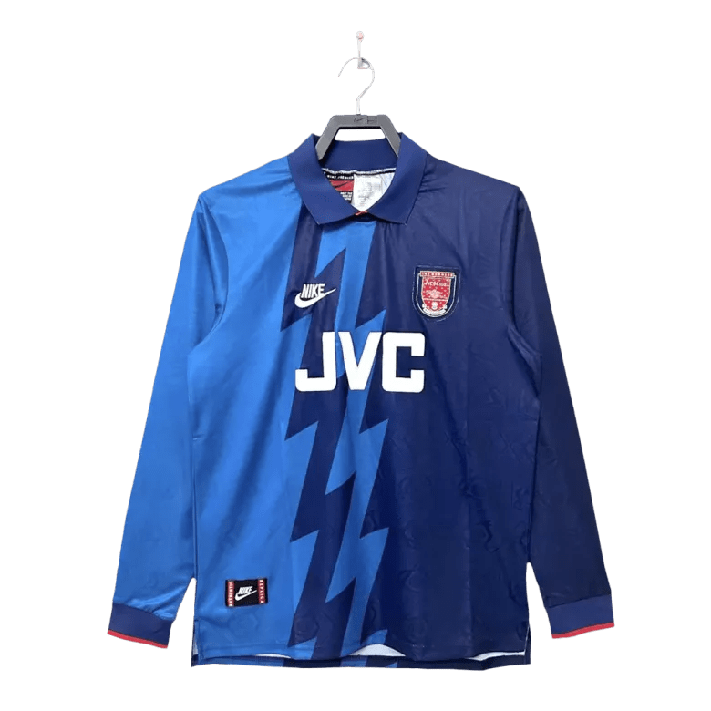 1995/96 Arsenal Long Sleeve Away Retro Jersey - Vintage Style