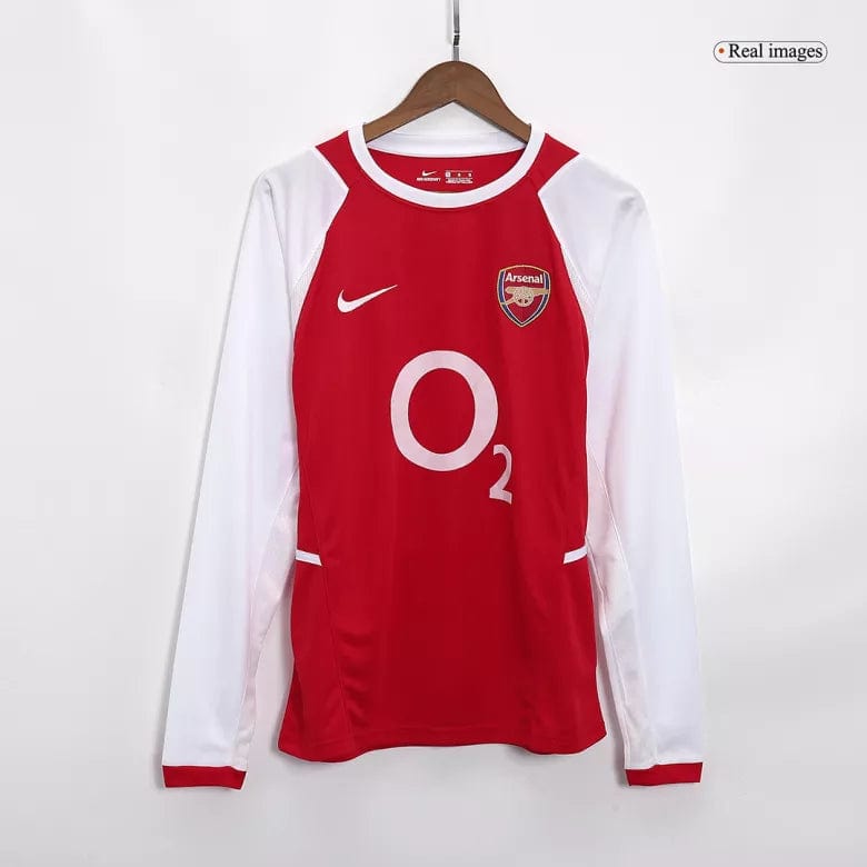 Vintage Arsenal 2002/03 Long Sleeve Home Jersey