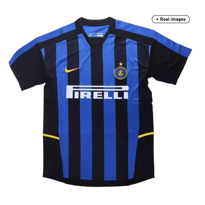 Retro Inter Milan 2002/03 Home Jersey - Iconic Stripe Design