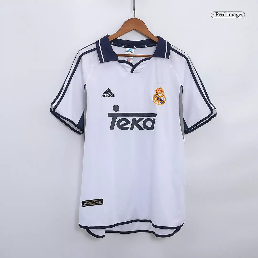 Retro Real Madrid 2000/01 Home Jersey - Iconic Football Kit