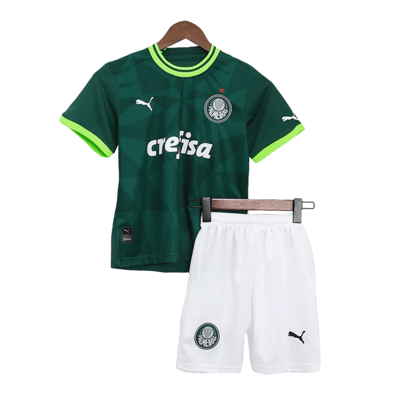 2023/24 SE Palmeiras Kids' Home Jersey - Official Soccer Kit