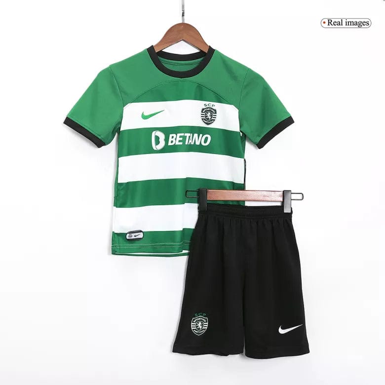 2023/24 Sporting CP Kids Home Kit - Authentic Junior Gear