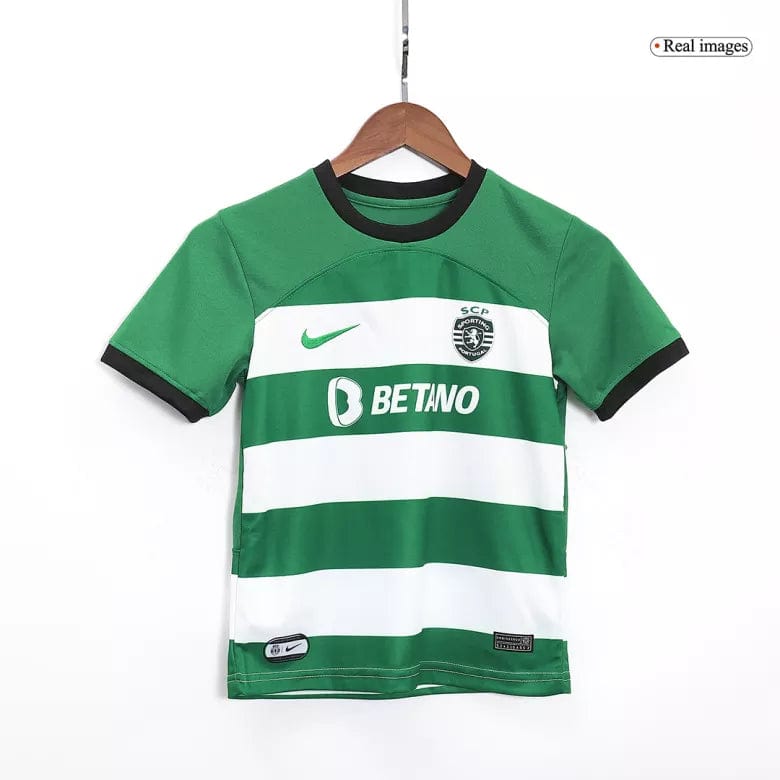 2023/24 Sporting CP Kids Home Kit - Authentic Junior Gear