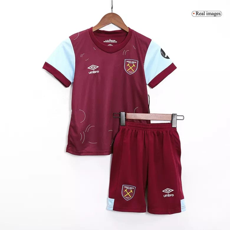 2023/24 West Ham Kids Home Kit - Exclusive Junior Outfits