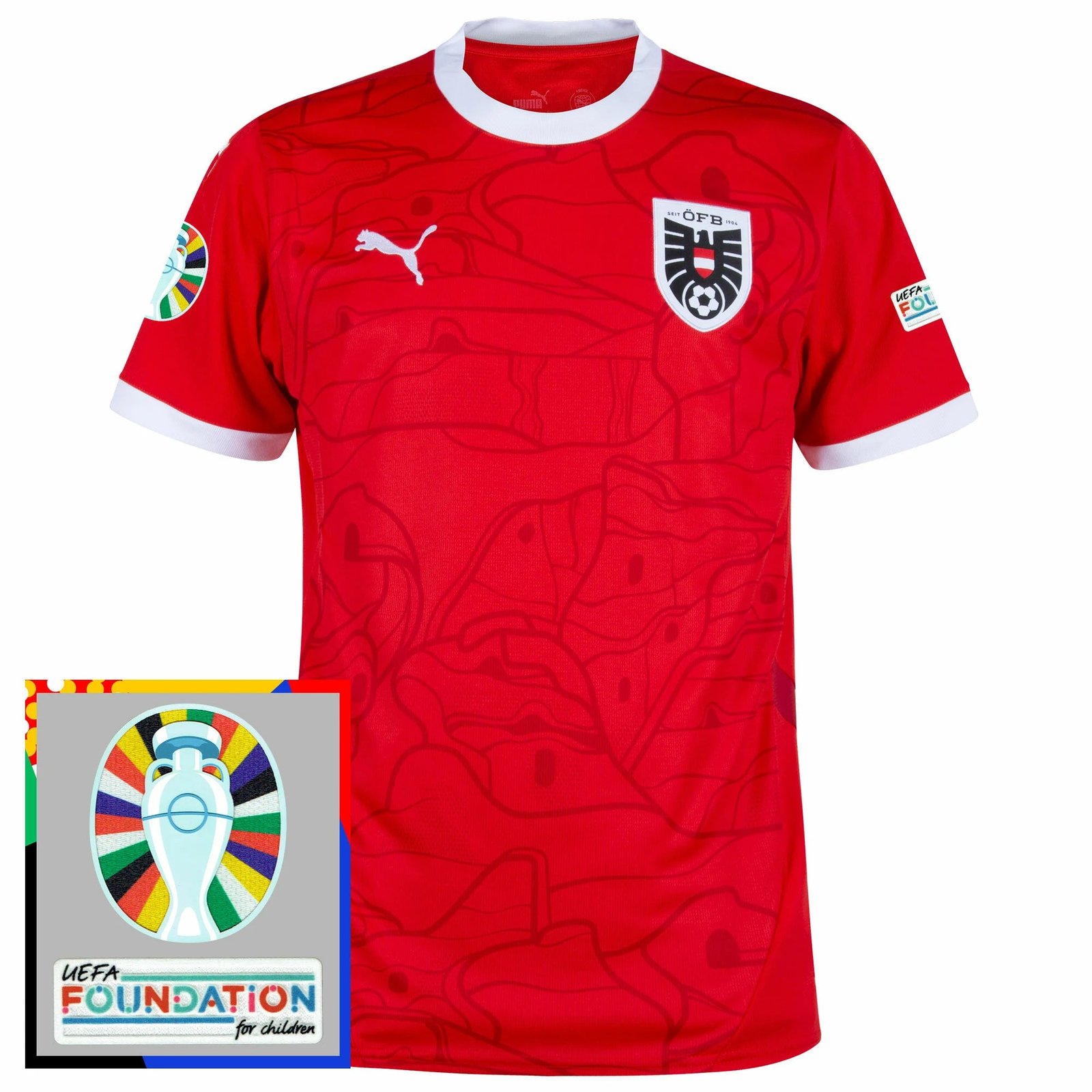 Austria Home Jersey 24/25 Euro 2024 img