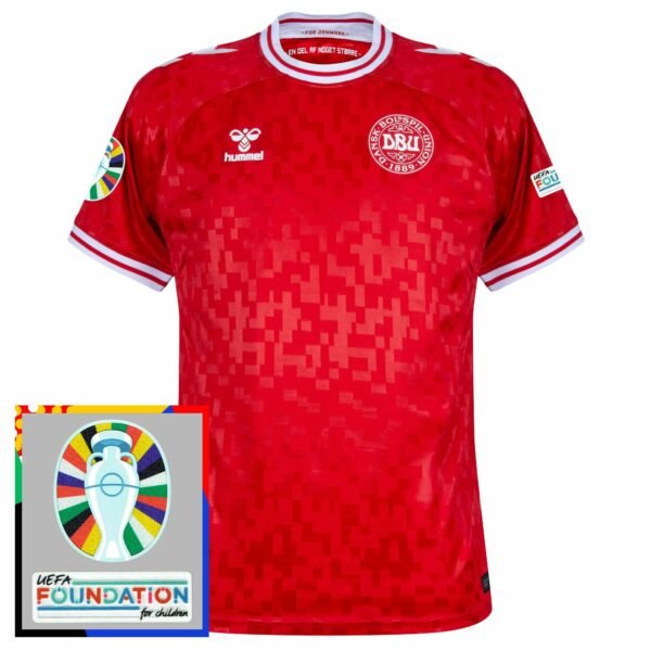 Danmark Home Jersey 24/25 Euro 2024
