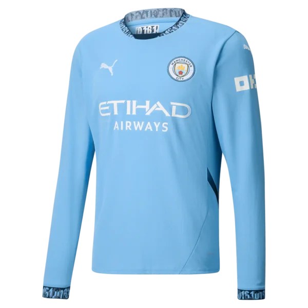 Manchester City Home Jersey 24/25 Long Sleeve - Fan Edition img