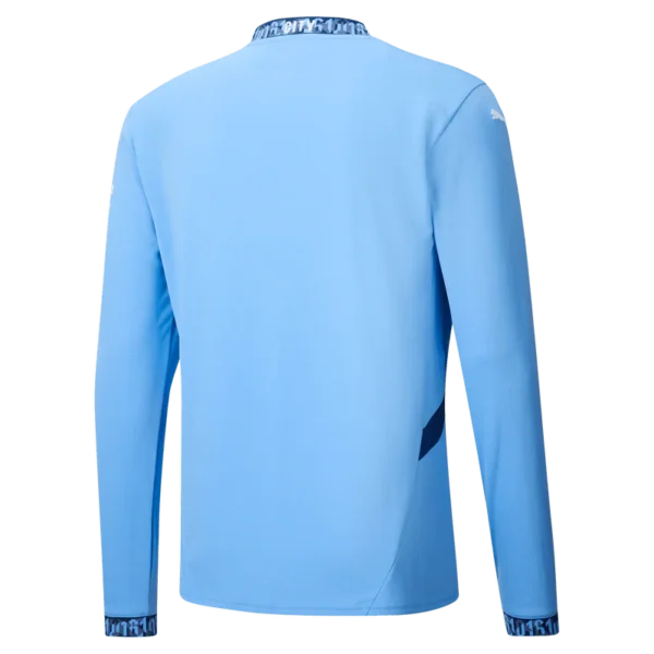 Manchester City Home Jersey 24/25 Long Sleeve - Fan Edition - Image 2