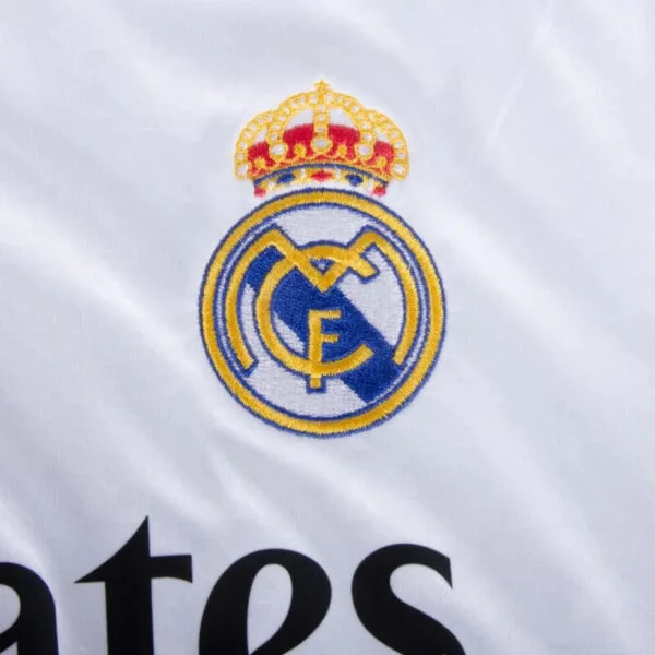 Real Madrid Home Jersey 24/25 Long Sleeve - Fan Edition - Image 3
