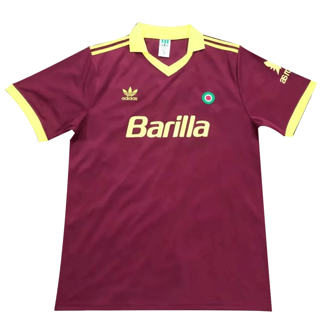 Retro Roma 1991/92 Home Jersey – Vintage Soccer Apparel