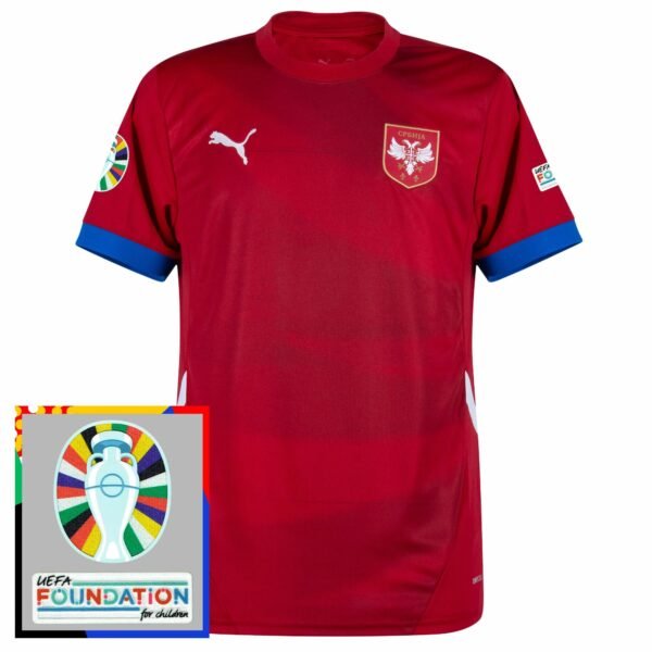 Serbia Home Jersey 24/25 Euro 2024
