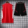 Bayern Munich Sleeveless Training Kit 2023/2024 – Red/White