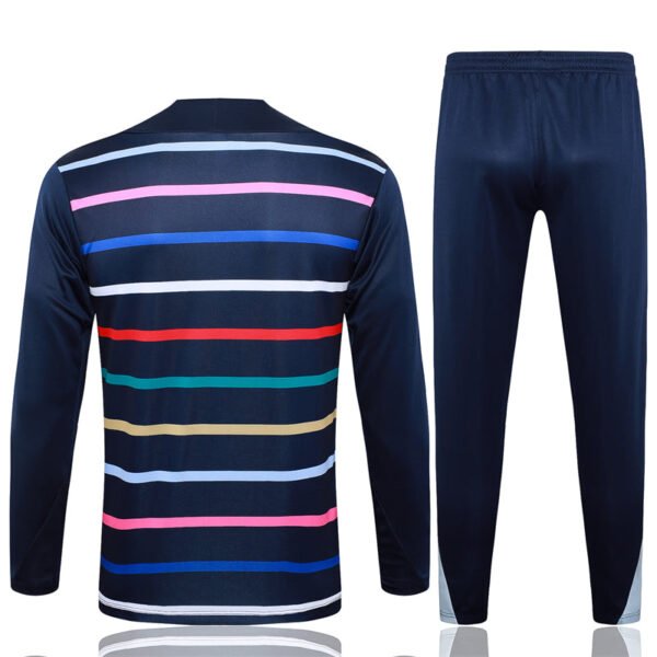 France 24/25 Royal Blue Stripes Tracksuit - Image 2