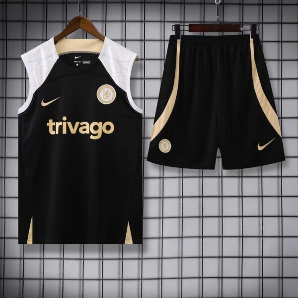Chelsea Sleeveless Training Kit 2023/2024 – Black