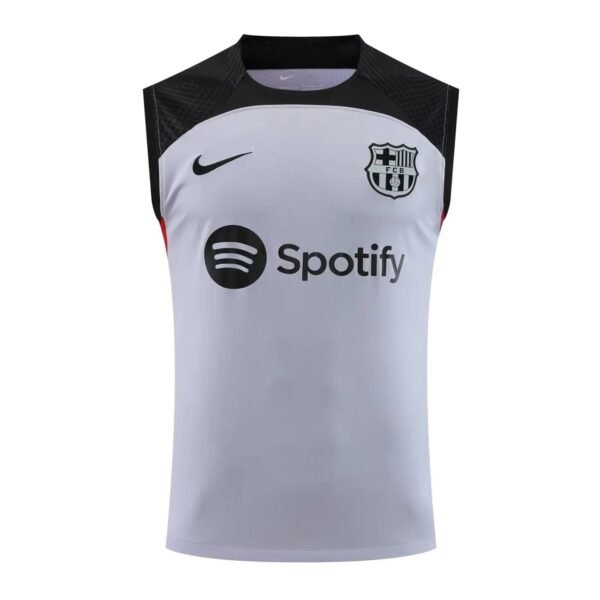 FC Barcelona Sleeveless Training Kit 2023/2024 – Grey