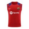 FC Barcelona Sleeveless Training Kit 2023/2024 – Red