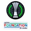 Europa Conference League 24/25 patch displayed on a football jersey