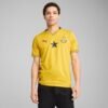 Ghana 2025 Away Jersey Men_ Pelé Yellow-PUMA Black_