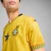 Ghana 2025 Away Jersey Men_ Pelé Yellow-PUMA Black_(4)