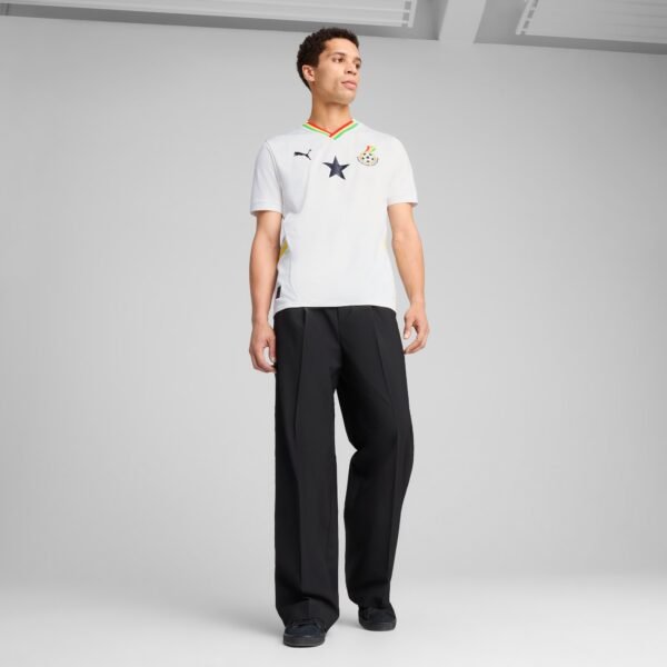 Ghana 2025 Home Jersey Men_ PUMA White-Pelé Yellow_(2)