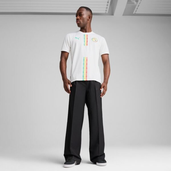 Senegal 2025 Home Jersey Men_ PUMA White-Sport Gree(10)