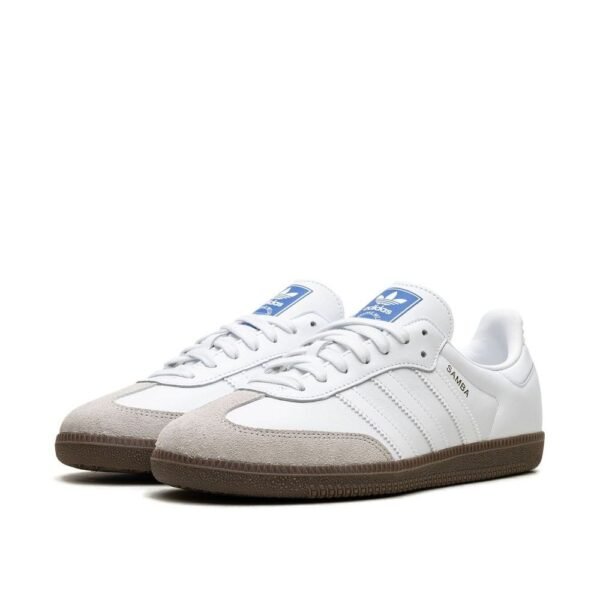 Adidas Samba Cloud White Blue Gum - Image 3