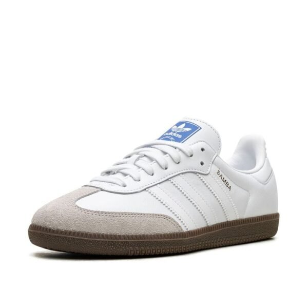 Adidas Samba Cloud White Blue Gum - Image 4