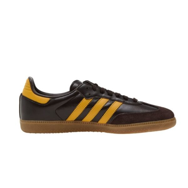 Adidas Samba OG Dark Brown Yellow