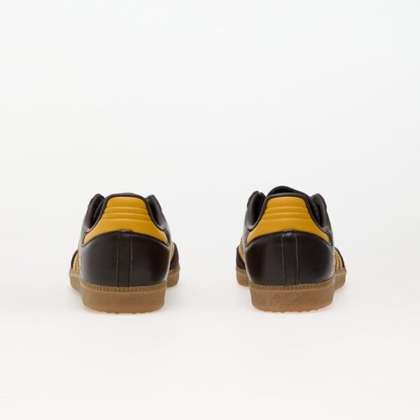 Adidas Samba OG Dark Brown Yellow - Image 4