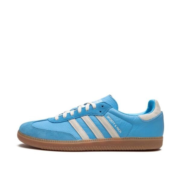 Adidas Samba OG Sporty & Rich Blue Grey - Image 3